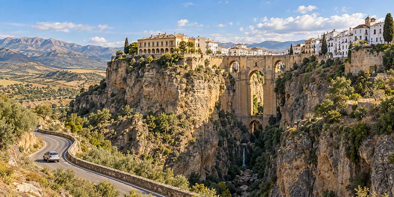 Ronda Andalūzijoje ir garsusis Puente Nuevo tiltas
